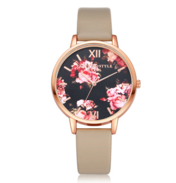 High Quality Fashion Leather Strap Rose Gold Women Watch Casual Love Heart Quartz Wrist Watch Women Dress Ladies Luxury Watches Image