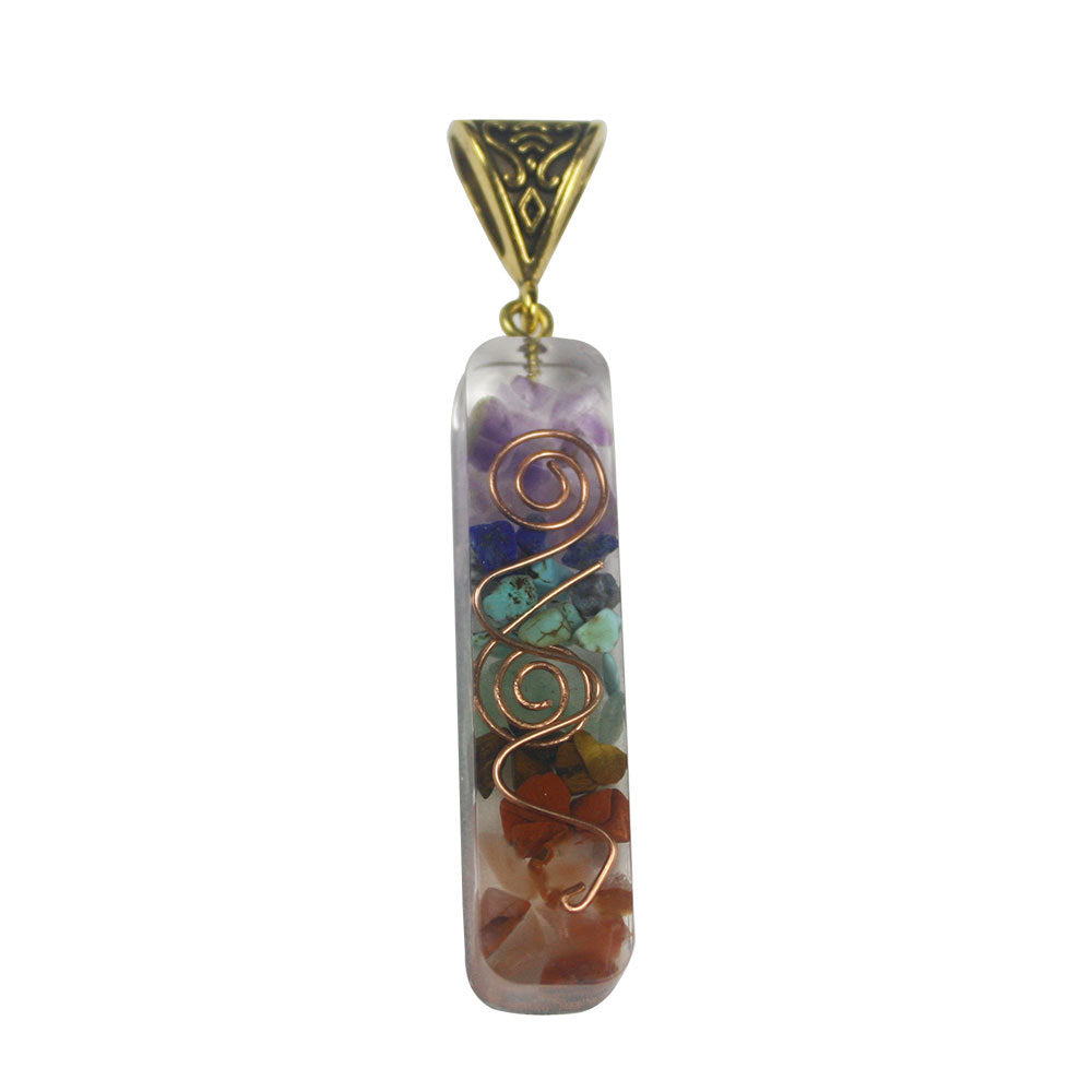 Gravel Seven Chakra Spirit Pendant Image