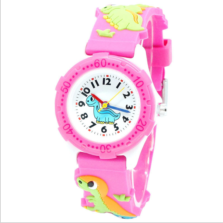 Children Watch Creative Real Dinosaur Cartoon Image