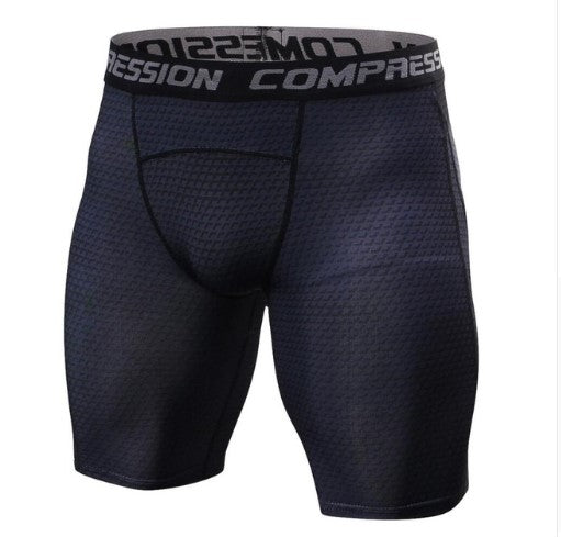 Breathable compression shorts men's MMA fitness training leggings Image