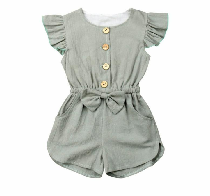 Toddler Girl Clothes Kids Baby Girls Summer Ruffles Sleeve Image