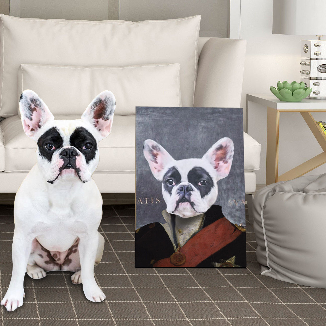 Personalized Pet Canvas Portrait Image Image