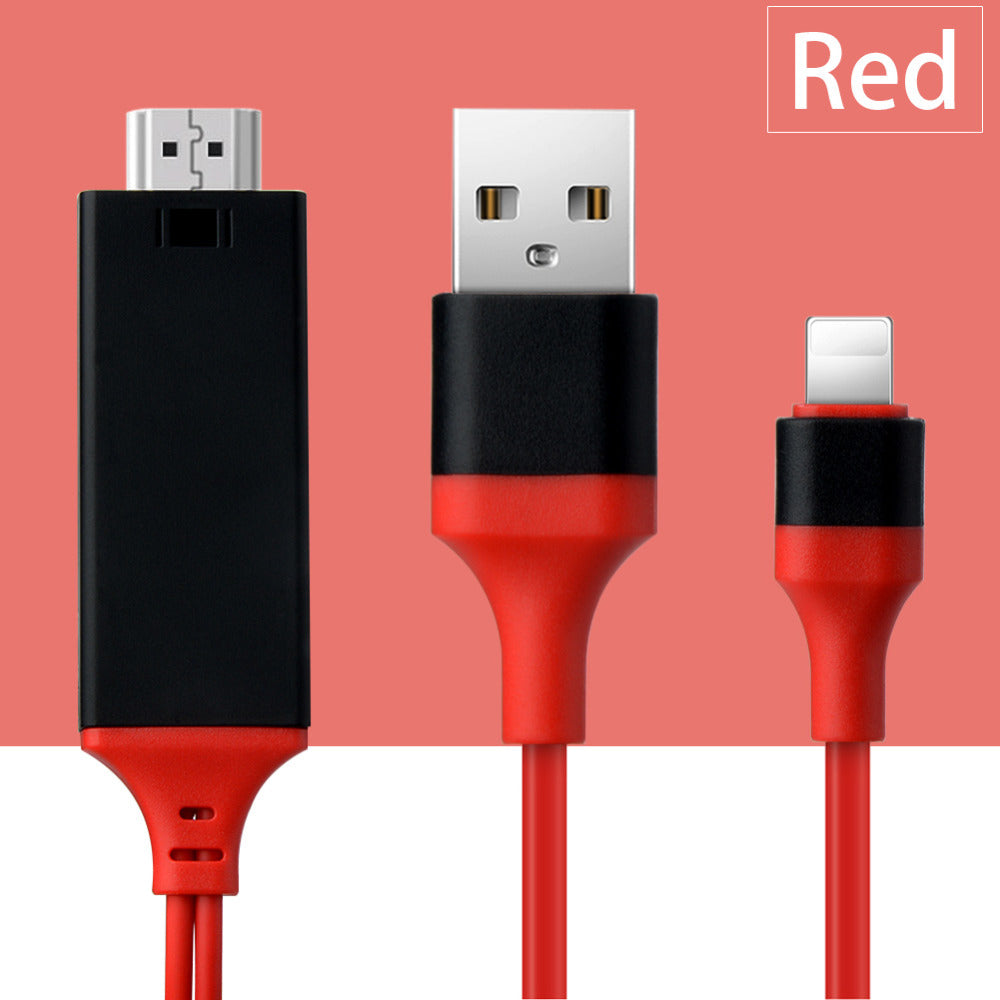 Type-C To HDMI Three In One Mobile Phone Projection Cable Image