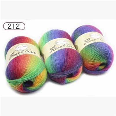 Rainbow ball of yarn Image