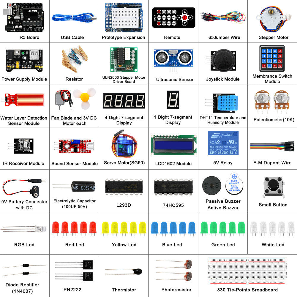 Super Starter Kit Para Arduino R3 Image