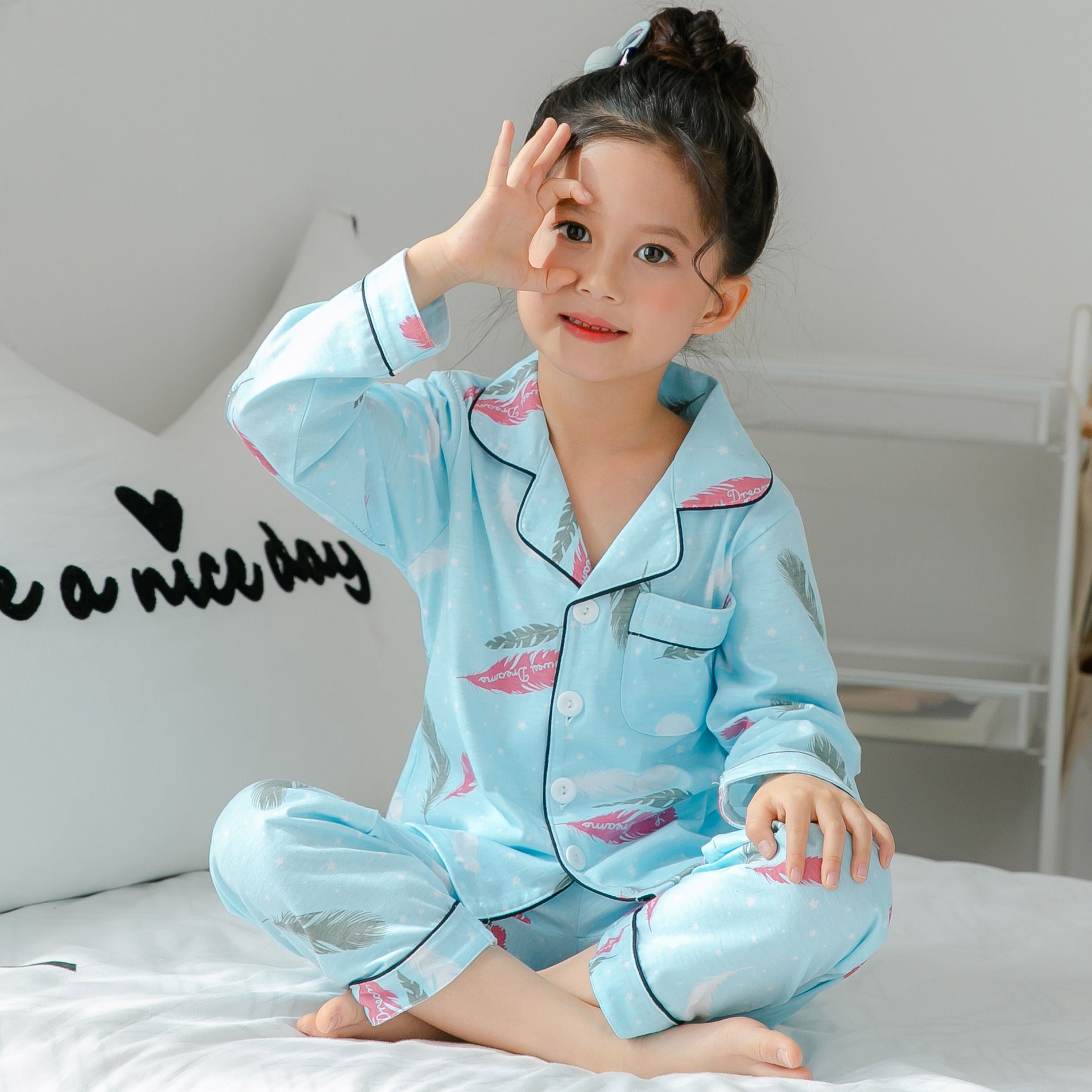 Cotton pajamas for children Image