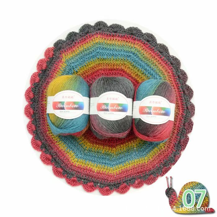 Rainbow ball of yarn Image