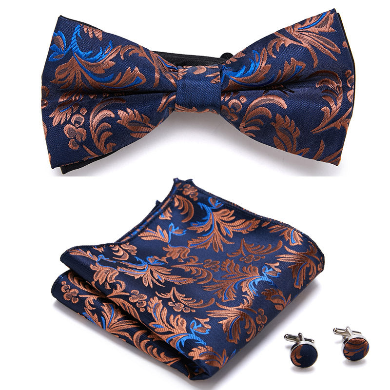 Three Piece Set Of Stylish Bow Ties Image