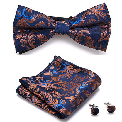 Three Piece Set Of Stylish Bow Ties