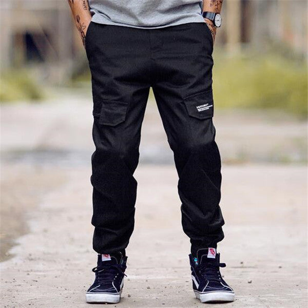 Men Fashion Streetwear Pants Mens Jogger Camo Harem Pants Street Style Youth Casual Camouflage Slim Fit Ankle Trousers Male Image