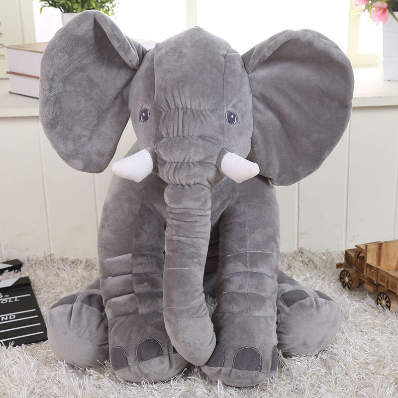 Elephant Doll Plush Toy Elephant Pillow Baby Comfort Doll Image