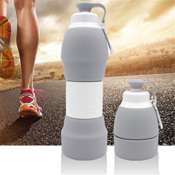 Silicone folding water bottle Image