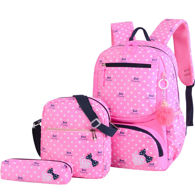 Elementary School Girl Korean Style Cute Princess Backpack Image