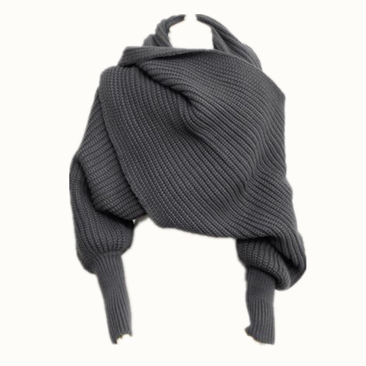 Sweater Scarf Cashmere Ladies Girl Woman Clothing Casual Wear Image