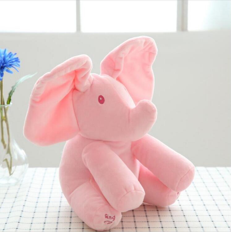 Peek-A-Boo Interactive Elephant Plush Toy Image