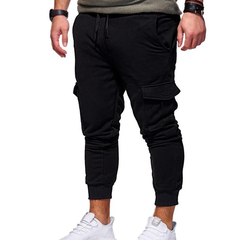 men sport jogger pants men sweatpants Image