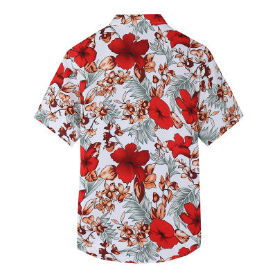 Hawaiian printed men's shirt Image