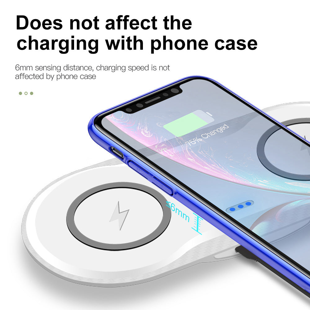 Wireless Charger Dual Mobile Phone Charger Image