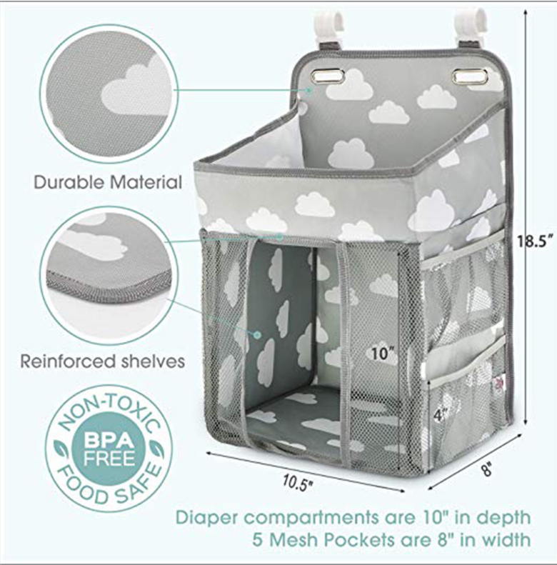 Portable Baby Crib Organizer Bed Hanging Bag Image