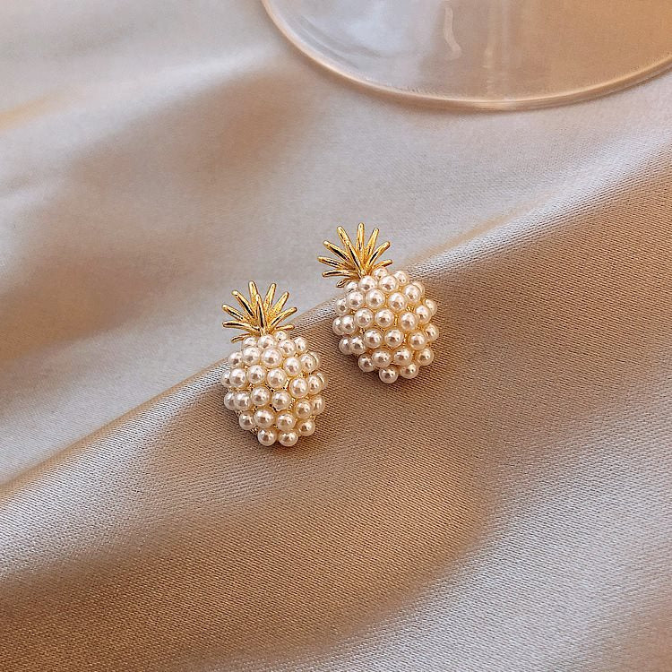 Pineapple Starfish Pearl Earrings Image