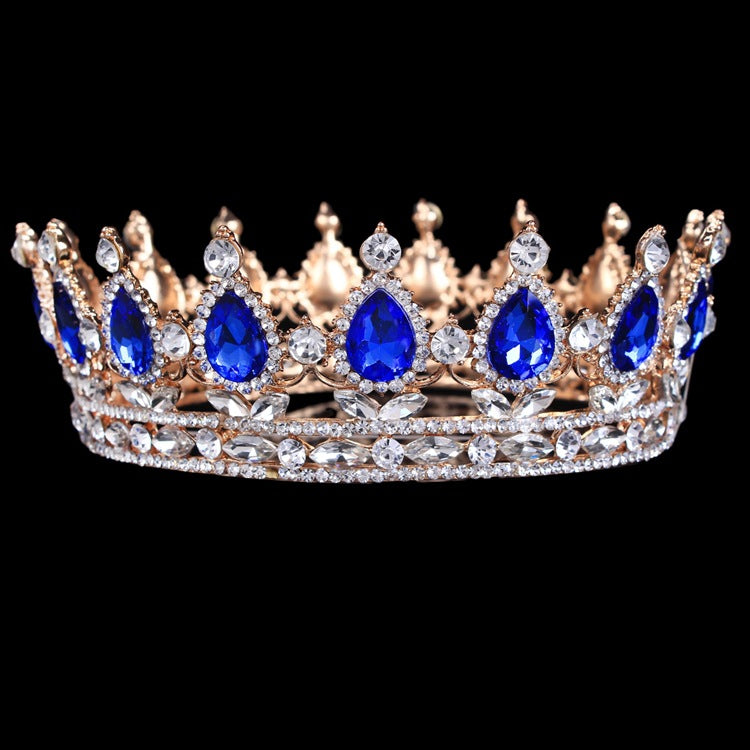 Baroque Bridal Crown Headdress Rhinestone Hair Accessories Image