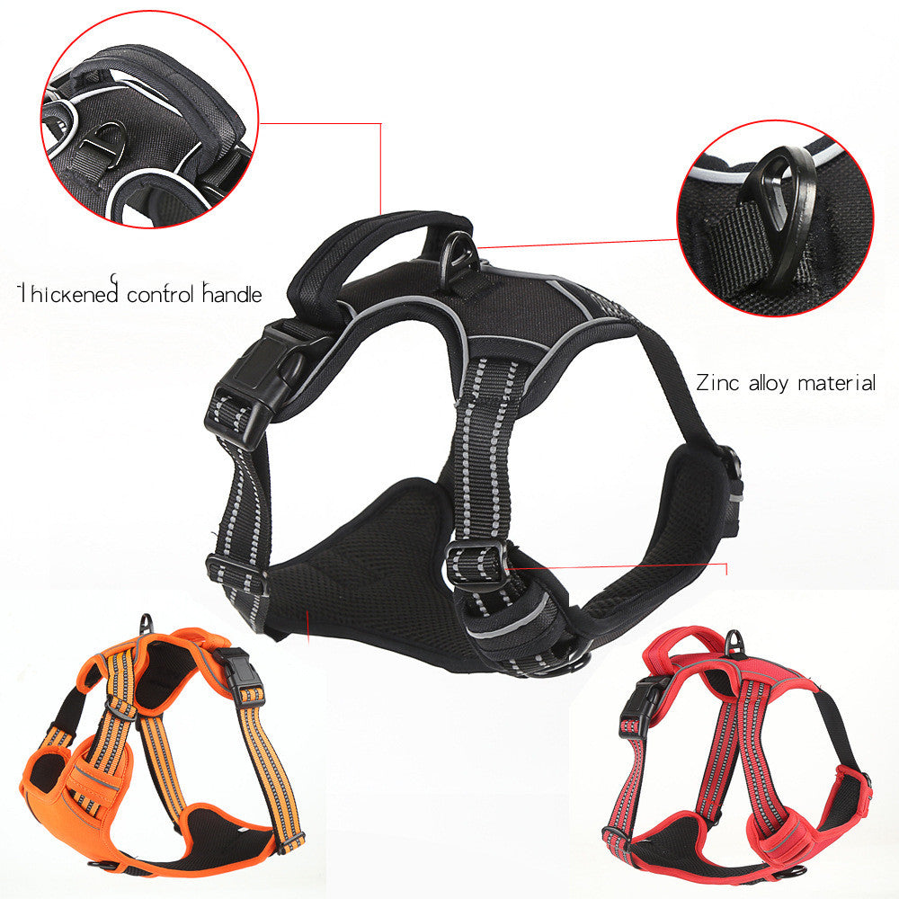 Dog Harness No Pull Breathable Reflective Pet Harness Vest Image