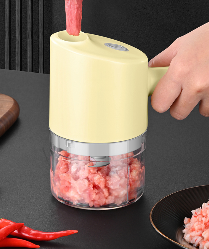 Chopper Kitchen Household Multi-functional Electric Vegetable Cutter Lazy Chopping Artifact Handheld Chopper Kitchen Gadgets Image