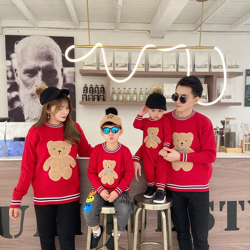 Romper New Year's Family Wear Sweater Family Wear Image