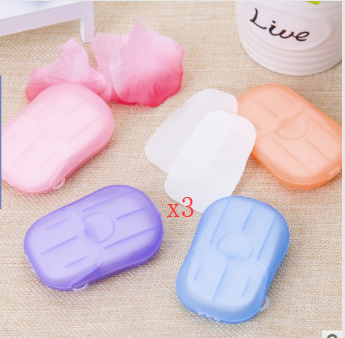 New Convenient Boxed Disposable Mini Soap Tablets For Travel Use Image