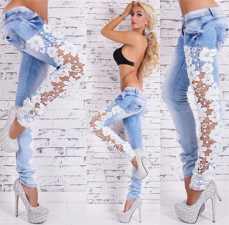 Lace jeans Image