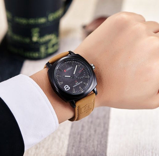 Cool fashion watch brand in South Korea are men students electronic belt watches Mens luxury watches Image