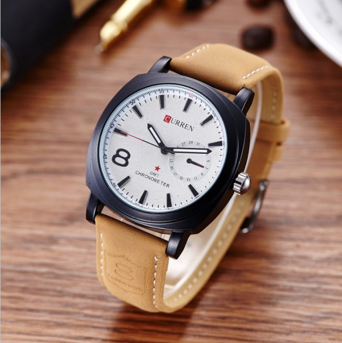 Cool fashion watch brand in South Korea are men students electronic belt watches Mens luxury watches Image