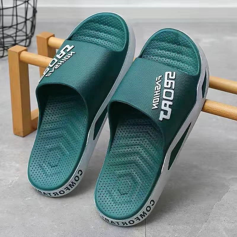 Non-slip Beach Bathroom Slippers Unisex Summer Shoes Image