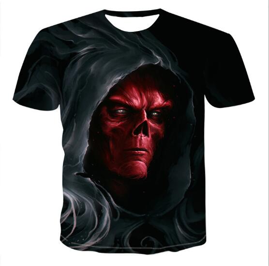 Mens Skull T shirts 3D t- shirts Image