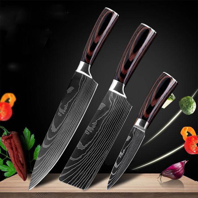 Carpenter's Special Set 6-piece Set 8-piece Set Knife Chef Knife Kitchen Knife Cooking Image