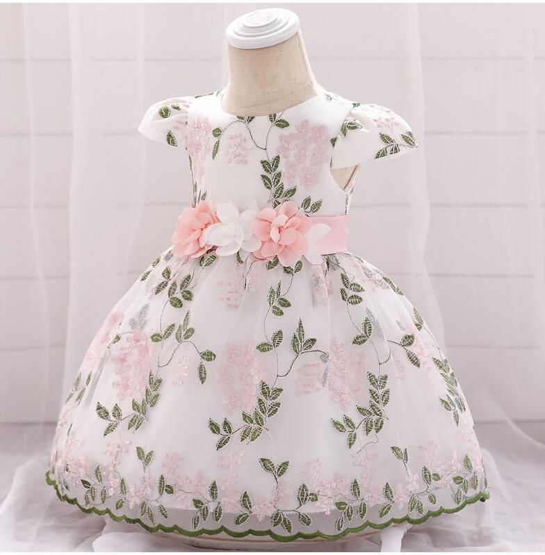 2021 summer children's clothing new baby birthday party wedding dress skirt girls fluffy dress Image