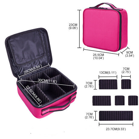 Large-capacity Multifunctional Portable Cosmetic Bag Image