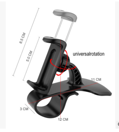 360 Degree Rotation Universal Car Phone Holder Image