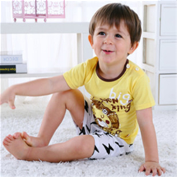 Cartoon Clothing Baby Boy Summer Clothes T-shirt Baby Girl Casual Clothing Sets Image