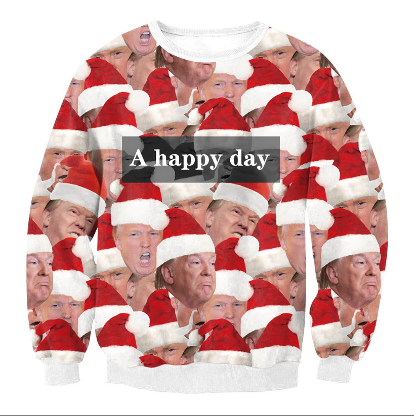 UGLY CHRISTMAS SWEATER Vacation Santa Elf Funny Womens Men Sweaters Tops Autumn Winter Clothing Image