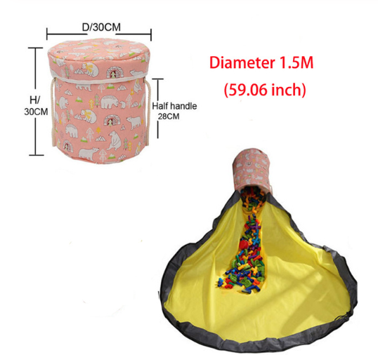 Portable Kids Toy Storage Bag Image