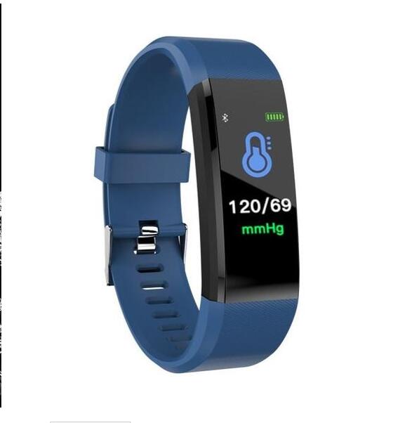 Smart Bracelet With Bluetooth Wristband Heart Rate Monitor Watch Activity Fitness Tracker Image