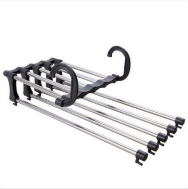 Magic non-slip s-type home pants rack Image