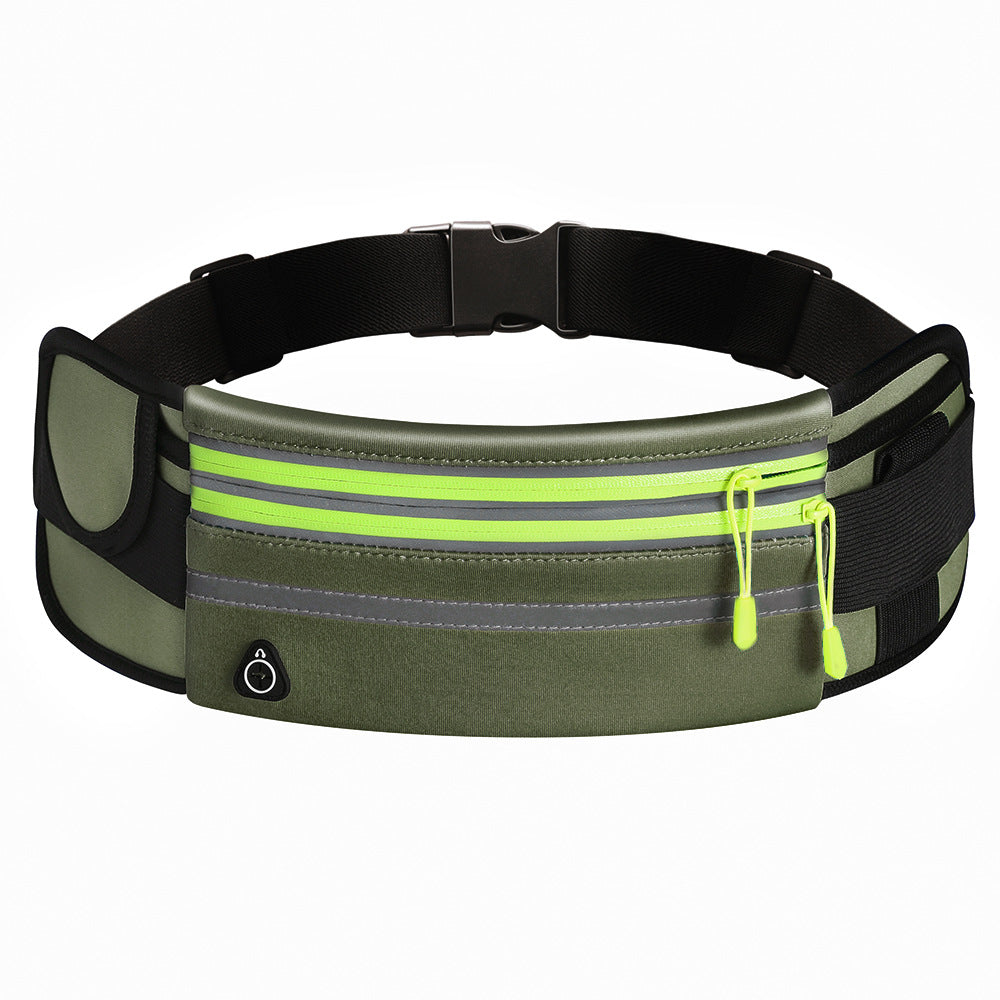 Double Zippers Waist Bags Waterproof Sports Running Fanny Pack Image