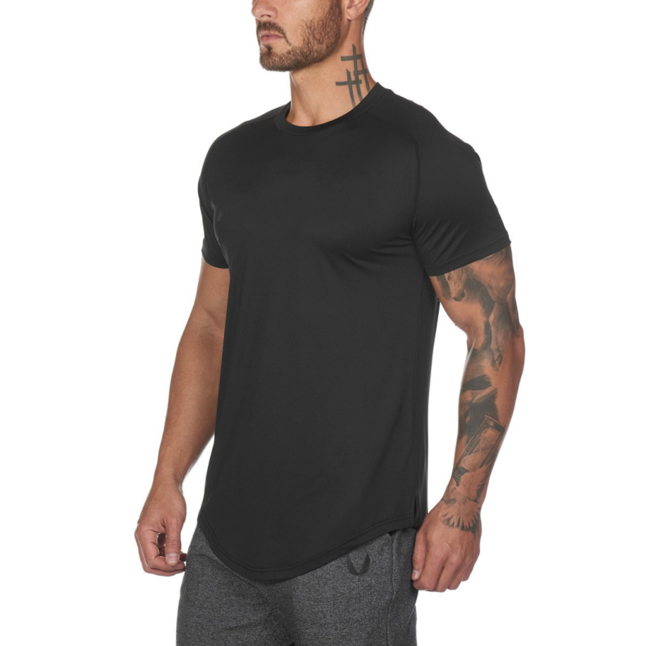 New Gym Wear Plain Shirts Custom Mens Fitness Sports Clothing Image