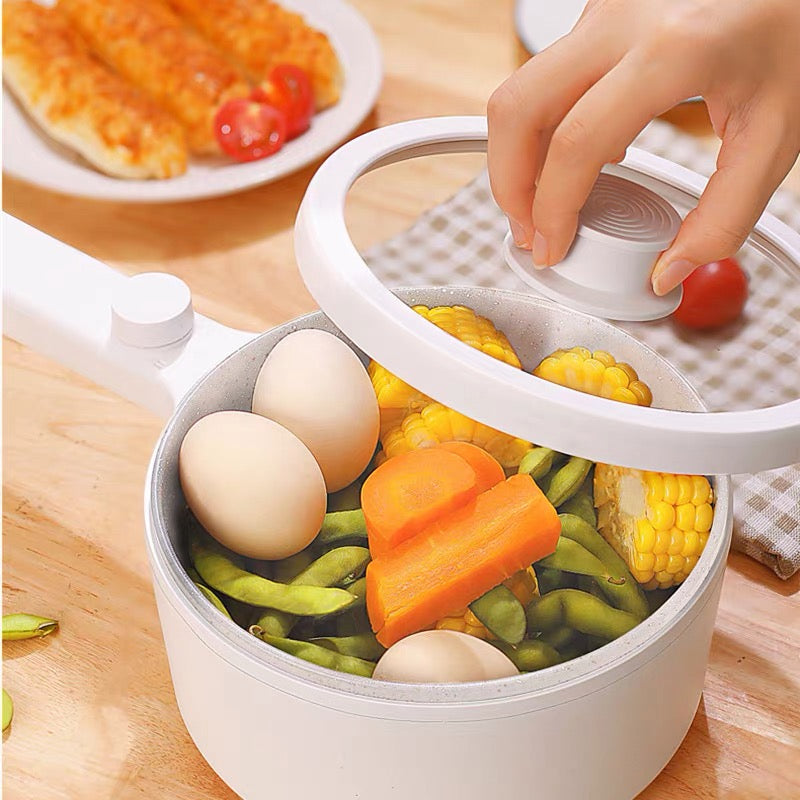 Multi-function Pot Household Rice Cooker Electric Cooking Pot Dormitory Noodle Pot Mini Hot Portable Pot Image