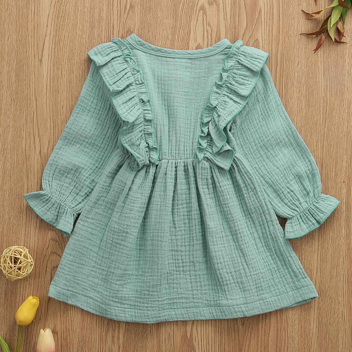 Girls cotton dress Image