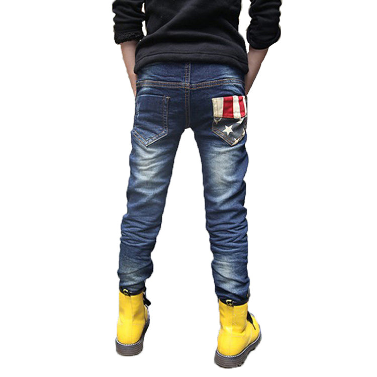 Boy patchwork jeans Image