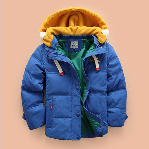 Children's down jacket boy 2021 new Korean version of the thickening down jacket in the children's winter clothing Image