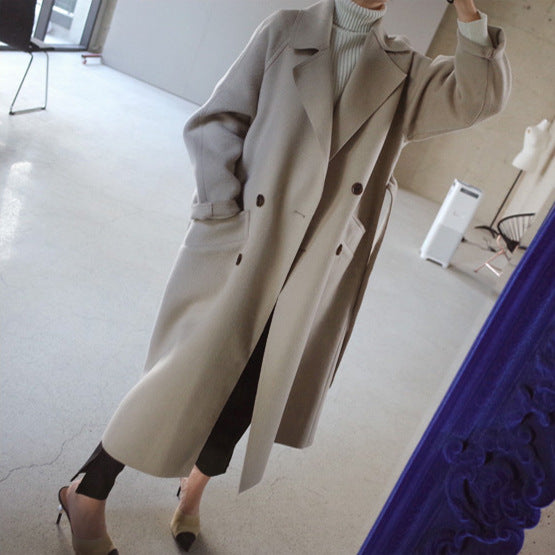 Womens Lapel Cashmere coat Image